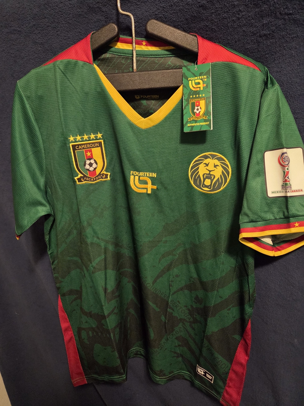 Cameroon' Soccer Jersey - Green